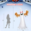 6 Feet Halloween Inflatable Ghost Quick Blow up Halloween D√©cor with LED Lights by LJGDeals
