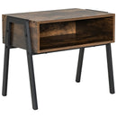 1 Piece Stackable Night Stand Shelf Accent Table with Metal Frame by LJGDeals