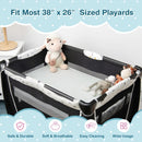 38 x 26 Inch Dual Sided Pack and Play Baby Mattress Pad with Removable Washable Cover-White by LJGDeals