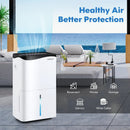 100-Pint Dehumidifier with Smart App and Alexa Control for Home and Basements-White by LJGDeals