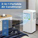Portable Air Conditioner 5000 BTU Cools 250 Sq Ft with Remote by LJGDeals