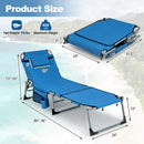 5-position Outdoor Folding Chaise Lounge Chair by LJGDeals