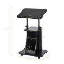 Sit-to-Stand Laptop Desk Cart Height Adjustable with Storage by LJGDeals