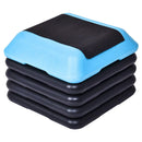 16 x 16 Inch Adjustable 4 Risers Lightweight Aerobic Pedals by LJGDeals