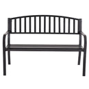50 Inch Patio Garden Bench Loveseats for Outdoor by LJGDeals