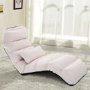 Folding Lazy Sofa Chair Stylish Sofa Couch Beds Lounge Chair W/Pillow by LJGDeals
