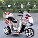 20-day Presell 3 Wheel Kids Ride On Motorcycle 6V Battery Powered Electric Toy Power Bicyle New-Gray by LJGDeals