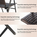 Set of 4 Rattan Folding Chairs by LJGDeals