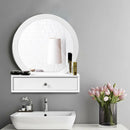 Makeup Dressing Wall Mounted Vanity Mirror with 2 Drawers by LJGDeals