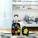 2 Pieces Kids Luggage Set 12 Inch Backpack and 16 Inch Rolling Suitcase by LJGDeals