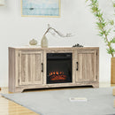 65 Inch Media Component TV Stand with Adjustable Shelves