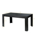 63 Inch Rectangular Modern Dining Kitchen Table by LJGDeals