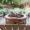 36 inch Round Steel Fire Pit Ring Line for Outdoor Backyard by LJGDeals