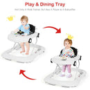 2-in-1 Foldable Baby Walker with Music Player and Lights by LJGDeals