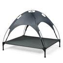 Portable Elevated Outdoor Pet Bed with Removable Canopy Shade by LJGDeals