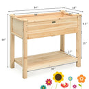 Raised Garden Elevated Wood Planter Box Stand by LJGDeals
