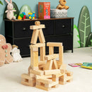 54 Pieces Tumbling Timber Toy with Carrying Bag by LJGDeals