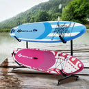 Freestanding Height Adjustable Dual Kayak Storage Rack by LJGDeals