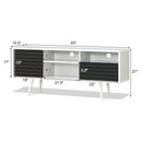Mid-Century Modern TV Stand for TVs up to 65 Inch with Storage Shelves by LJGDeals