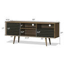 Mid-Century Modern TV Stand for TVs up to 65 Inch with Storage Shelves by LJGDeals