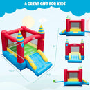 Kids Inflatable Bounce Castle Excluded Blower by LJGDeals
