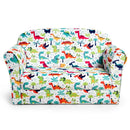 Double Kids Dinosaur Sofa Children Armrest Couch by LJGDeals