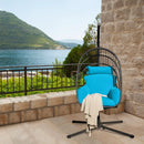 Hanging Folding Egg Chair with Stand Soft Cushion Pillow Swing Hammock by LJGDeals