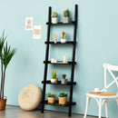 5-Tier Wall-leaning Ladder Shelf Display Rack for Plants and Books by LJGDeals