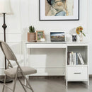 47.5 Inch Modern Home Computer Desk with 2 Storage Drawers by LJGDeals