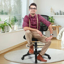 Adjustable Height Mid Back Mesh Drafting Office Chair by LJGDeals
