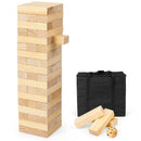 54 Pieces Tumbling Timber Toy with Carrying Bag by LJGDeals
