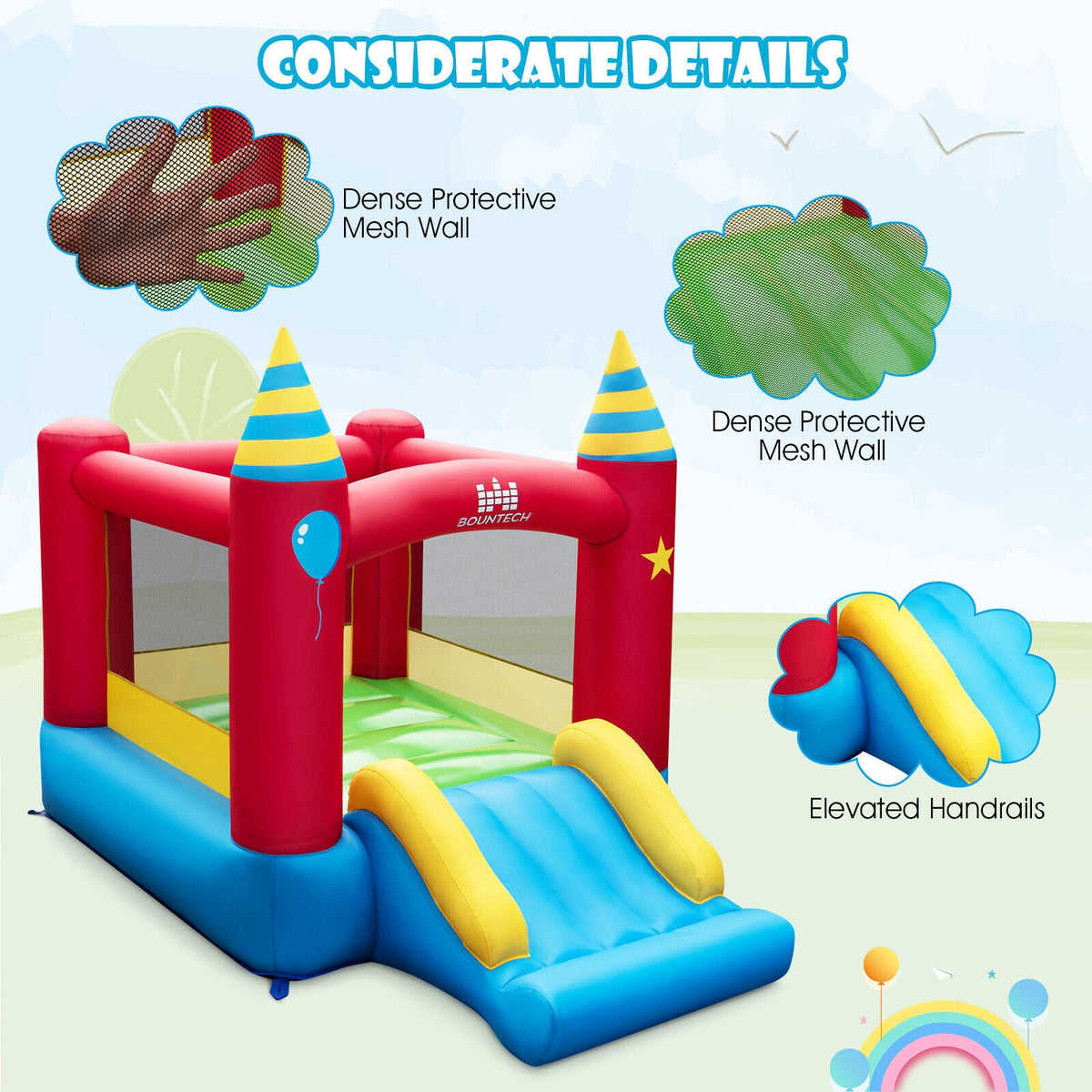 Kids Inflatable Bounce Castle Excluded Blower, photo 5 of 8