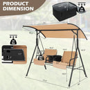 Porch Swing Chair with Adjustable Canopy by LJGDeals