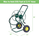 Garden Steel Frame Wheeled Hose Reel Cart by LJGDeals