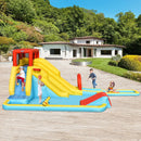 Inflatable Dual Slide Water Park Climbing Bouncer with 735W Air Blower by LJGDeals