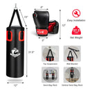 Filled Punching Bag Set by LJGDeals