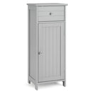 Wooden Bathroom Floor Storage Cabinet with Drawer and Shelf by LJGDeals