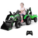 12V 3 in 1 Kids Ride On Excavator with Shovel Bucket and Music by LJGDeals