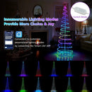 6 Feet Light Up Spiral Christmas Tree with Tree Top Star-White by LJGDeals