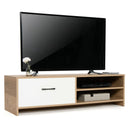 TV Stand for with 2 Open Shelf and Drawe for 55-Inch TV by LJGDeals