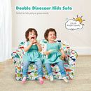 Double Kids Dinosaur Sofa Children Armrest Couch by LJGDeals