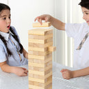 54 Pieces Tumbling Timber Toy with Carrying Bag by LJGDeals