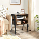 1 Piece Stackable Night Stand Shelf Accent Table with Metal Frame by LJGDeals