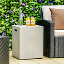 Propane Tank Cover Hideaway Table for Standard 20 Pounds Propane Tank-Gray by LJGDeals