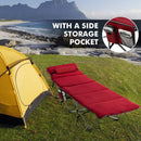 Folding Retractable Travel Camping Cot with Mattress and Carry Bag by LJGDeals