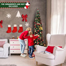 7 Feet Half Christmas Tree with Pine Needles and 150 Lights by LJGDeals