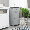 Wooden Bathroom Floor Storage Cabinet with Drawer and Shelf by LJGDeals