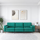 Modular 1/2/3/4-Seat L-Shaped Sectional Sofa Couch with Socket USB Port-3-Seat with USB port by LJGDeals