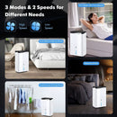100-Pint Dehumidifier with Smart App and Alexa Control for Home and Basements-White by LJGDeals