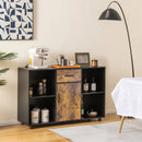48 Inch Industrial Buffet Sideboard with 4 Open Cubbies by DirectDeals